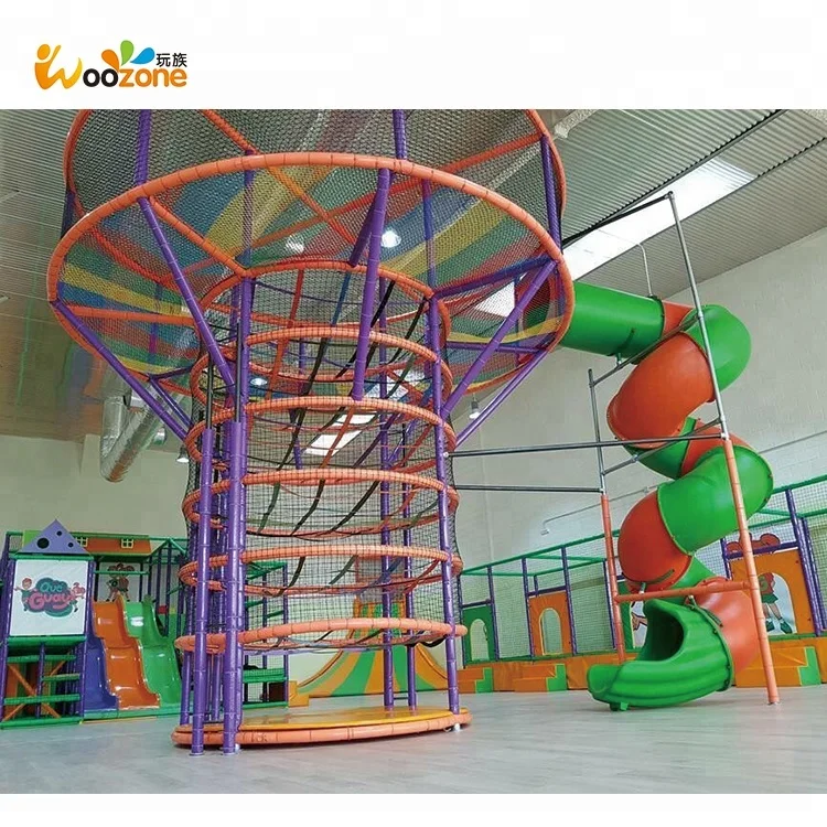 Manufacturer Wholesale large equipment kid slides outdoor playground plastic tube slide play set