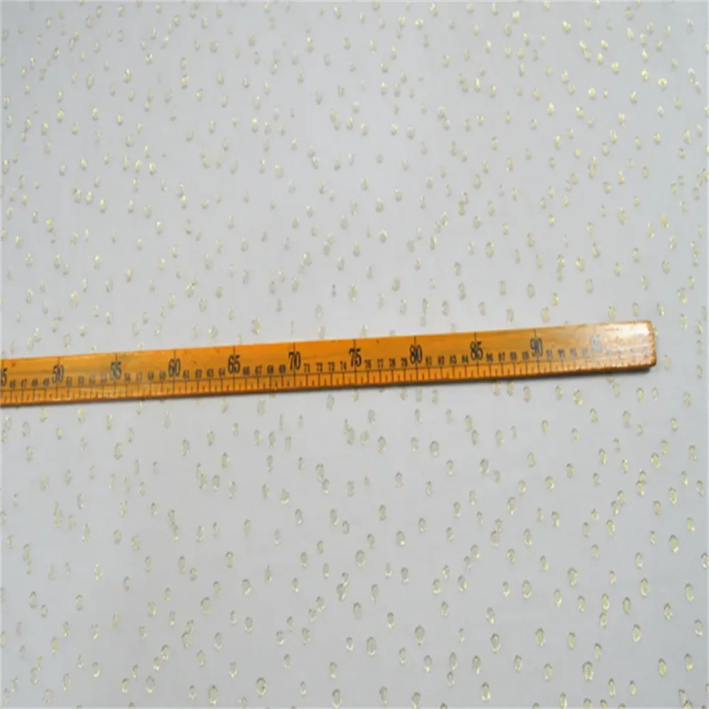 Natural Material White Color Ground Shiny Ready Goods Cheap Price Made in China Silk Metallic Fabric for Women Garment