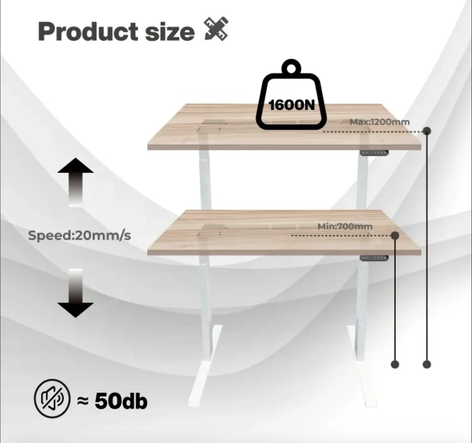 Hot Sale Electric Dual Motor Height Adjustable standing Electric Sit Stand Desk Frame