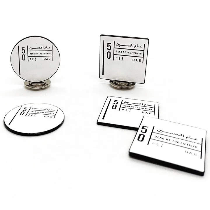 media gifts metal magnetic badge for UAE national day