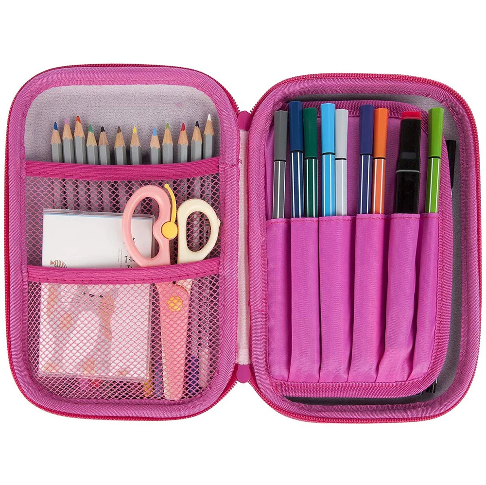 EVA Hard Shell case Pen Pencil Organizer School Stationery Holder for Boys and Girls
