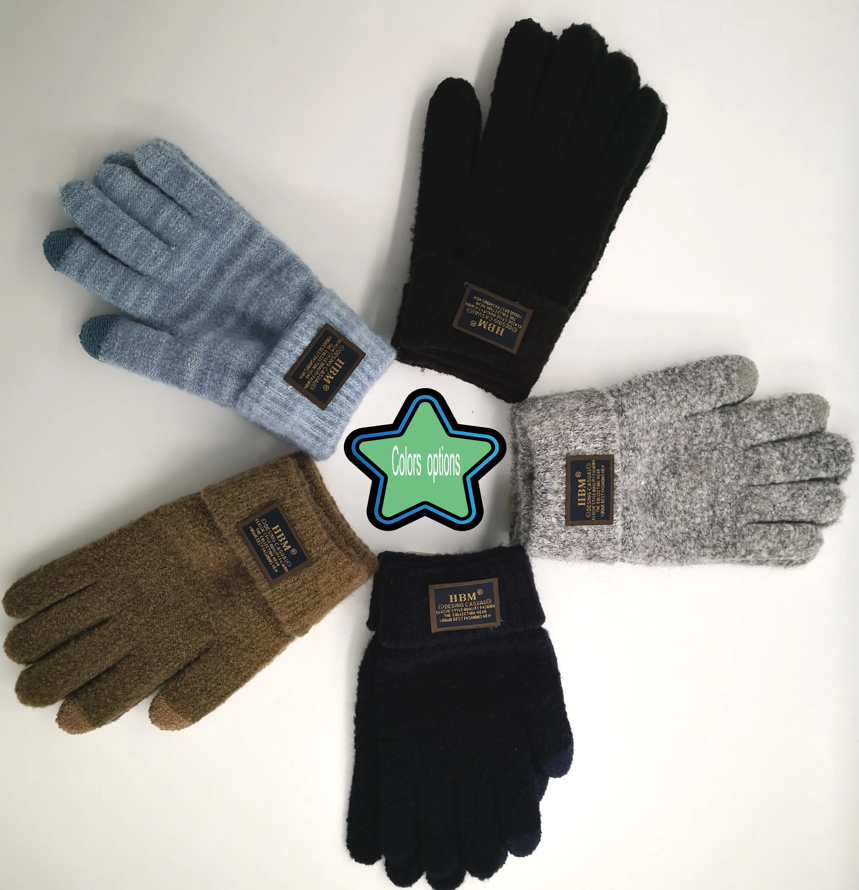 OEM touch screen  winter gloves 2022 new design factory directly sale low MOQ and price