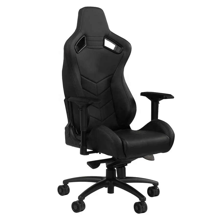 High Back Factory direct sale leather gaming chairs silla gamer Black Car Seat Racing Style Gaming Chair Big Size Gamer Chair