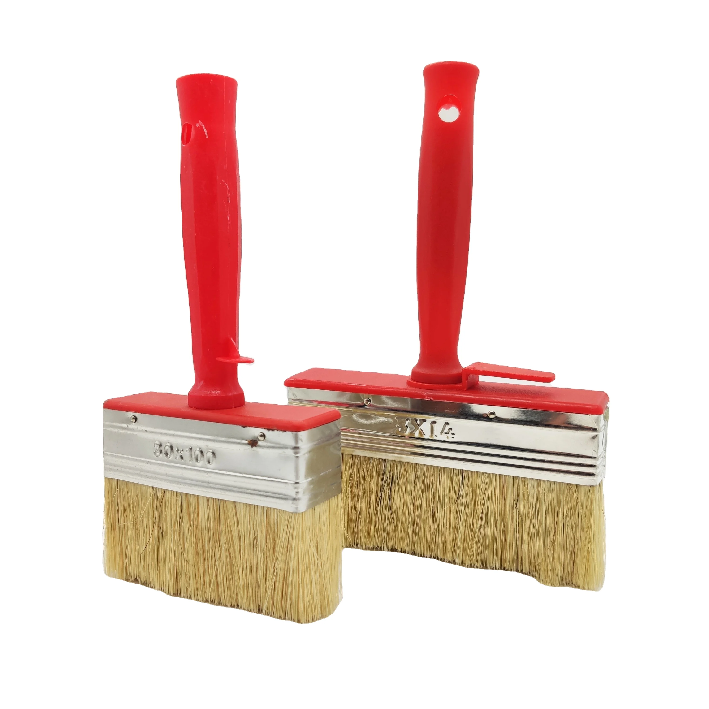 
2020 Custom plastic handle natural boar bristle small brush painting brush from China manufacturers 