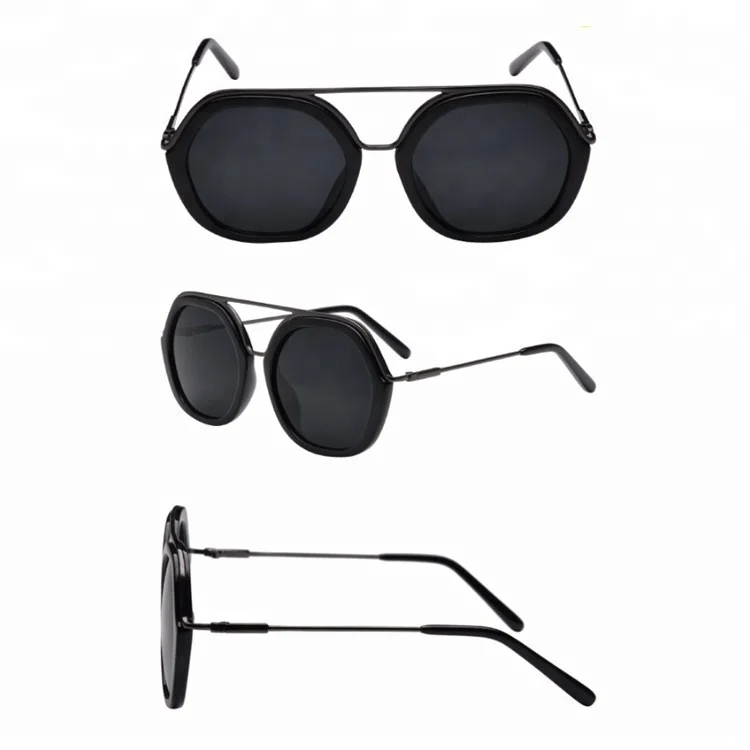 2025 Top Quality Wholesale Factory Fashion Korean Style Eyewear Wholesale square Frame Character Oversized Sunglasses