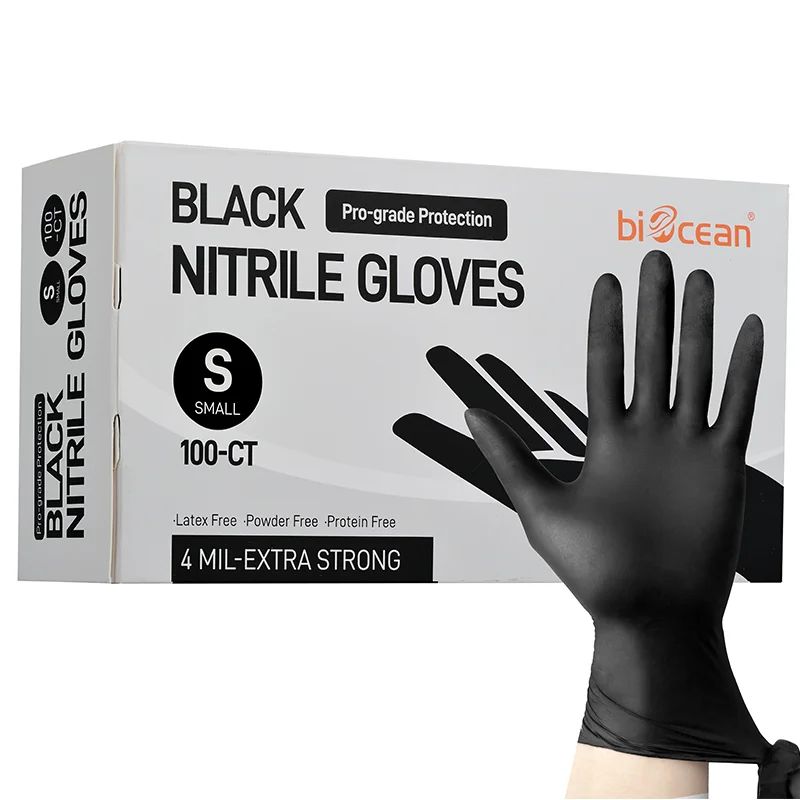 Нитриловые одноразовые перчатки