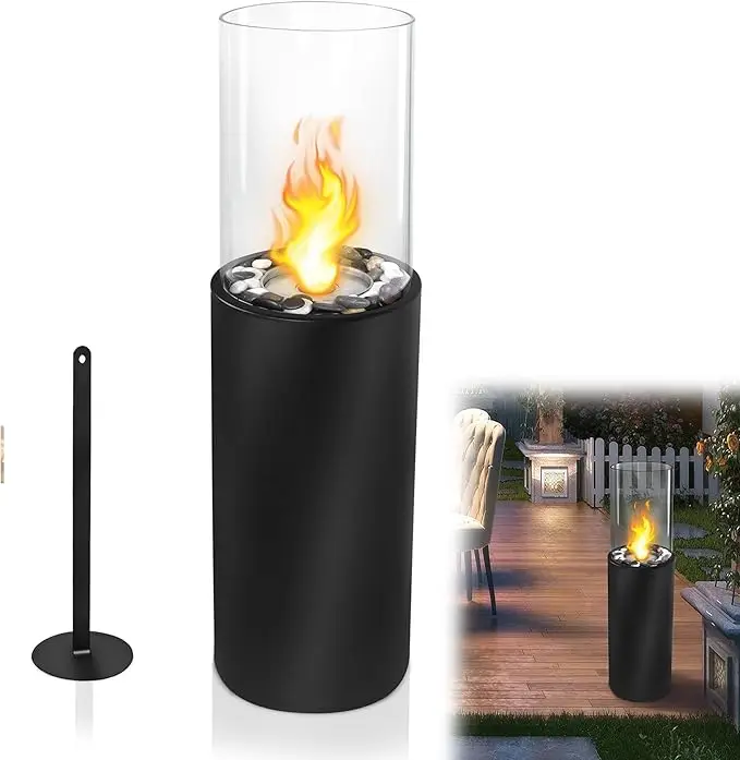 Outdoor Indoor Large Clean Burning Fireplace Bio Ethanol Fireplace Freestanding Fire Bowl Pot