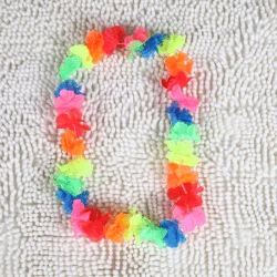 Wholesale Hawaiian Flower Strings Garlands Artificial Flower Wreaths Necklace Party Decoration