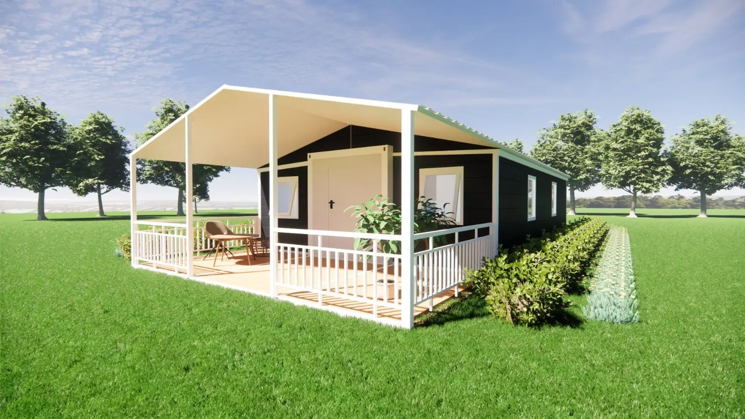 DFBD Prefabricated garden house expandable container house luxury durable modular house 20 feet 40 feet