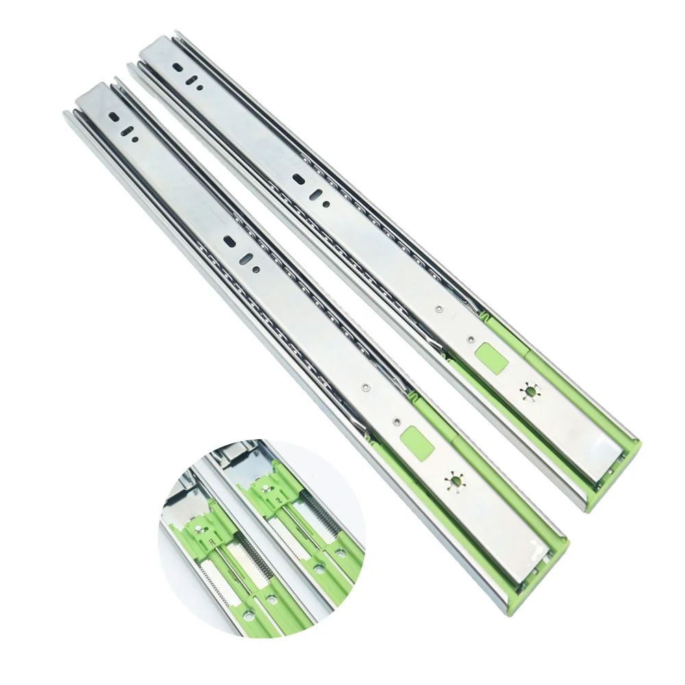 Cabinet 45mm  3 Fold  Telescopic Channel Drawer Slide Drawer runner slide