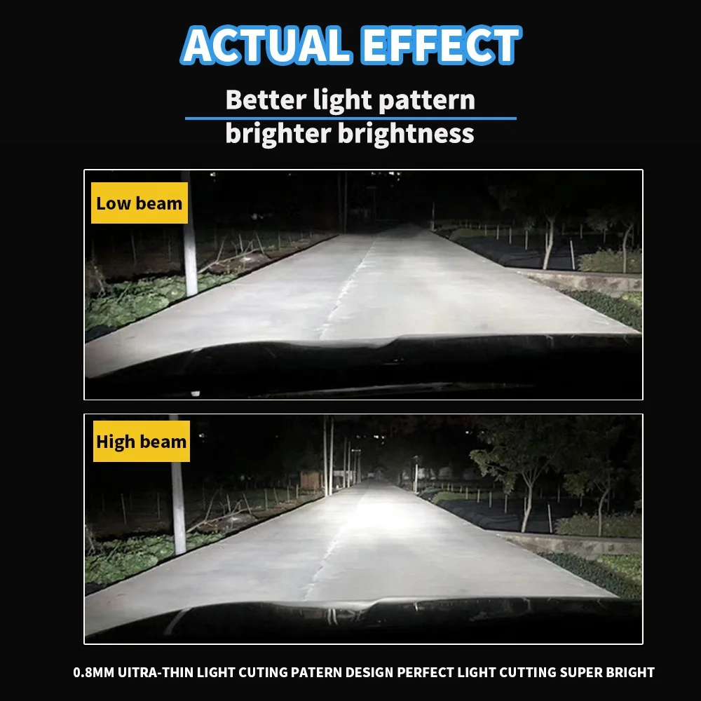 LED Headlight CSP Chip 5530 Car Accessories 50W H4 LED Light 5000LM White motorcycle led light