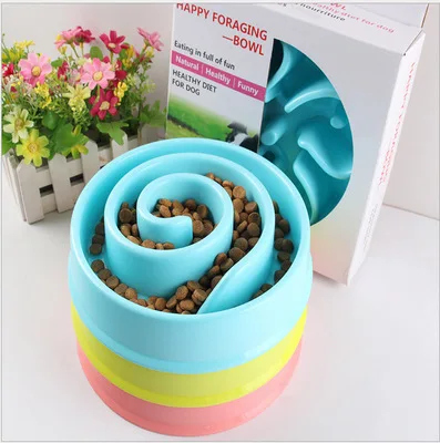 
Wholesale Custom Non Spill Dog Food Bowl Slow Feeder Dog Bowl 