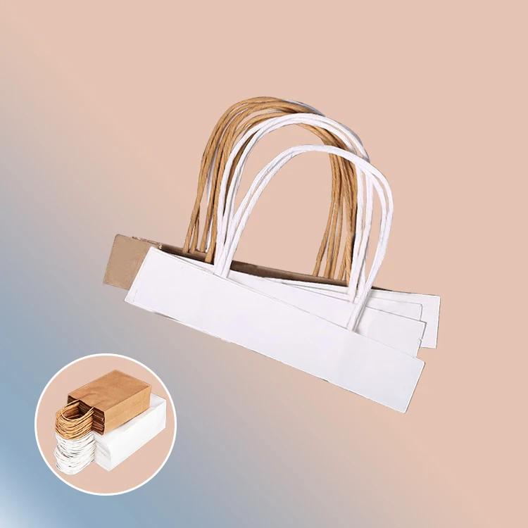 Custom Twisted Rope Handles for Luxury Paper Bags and Retail Packaging