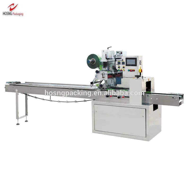 Fully Automatic Horizontal Packing Machine For Chopsticks Toothpick Napkin Flow Film Bag Packaging