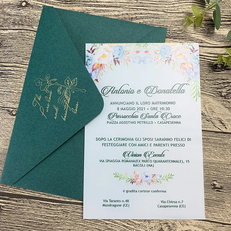 Custom Acrylic UV printing wedding acrylic invitations wedding custom plexiglass menu commemorative card invitation