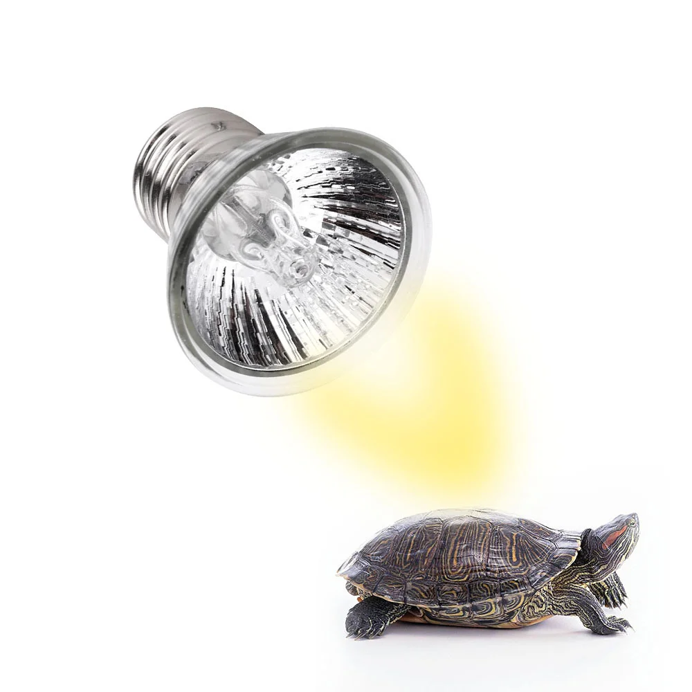 Hot Reptile Lamp 25/50/75W UVA+UVB 3.0 Pet Heat Lamp Bulb Turtle Basking UV Light Bulbs Amphibians Lizards Temperature Control