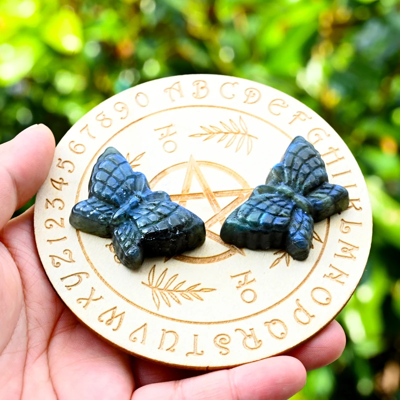 Wholesale Natural Crystal Healing Stone Crystal Labradorite Carving For Home Decoration