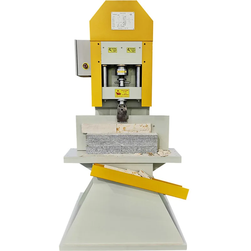 Hualong Machinery HLSY-S74 Hydraulic cutter Deocrative natural Mushroom split face Stone crushing Cutting Machine for sale