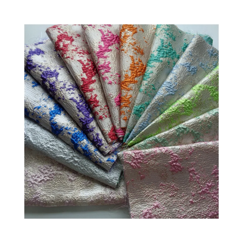 European American Jacquard Fashion Fabric with Hazy Sense Dream Relief for Interlining Dresses Apparel