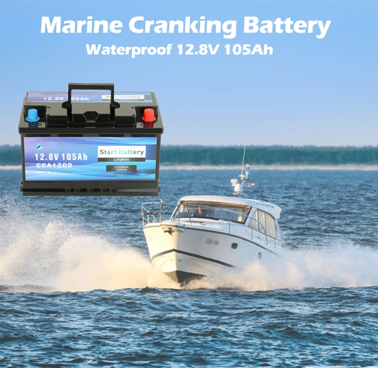 1200A CCA Maine 12 В 100Ah автомобильный статер батарея Lifepo4