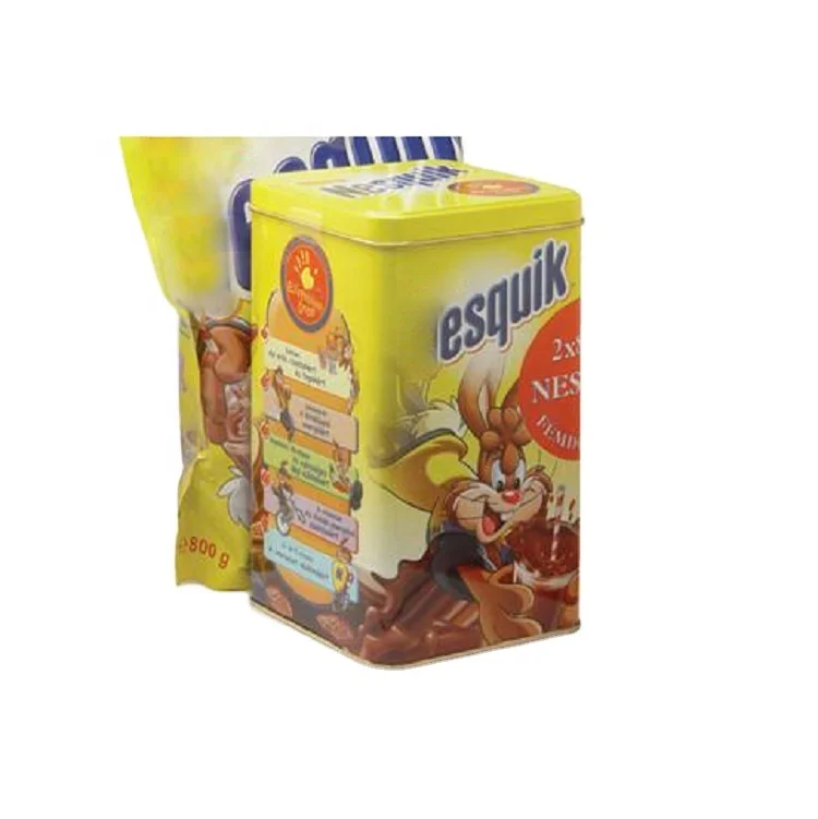 Factory New Custom Wholesale Food Grade 8 oz Metal Tins Foil Seal Container Coffee Packaging Tin Box