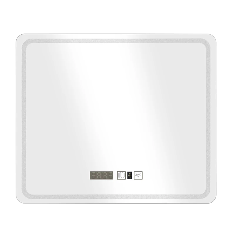 Smart LED Illuminated Backlit Mirror with Built in TV Customized Clear Sale Silver Bluetooth Music Light Speaker Lamp Switch GUA