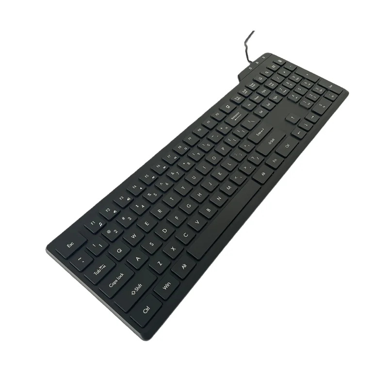 ultra slim portable rechargeable wired keyboard for home and office use
