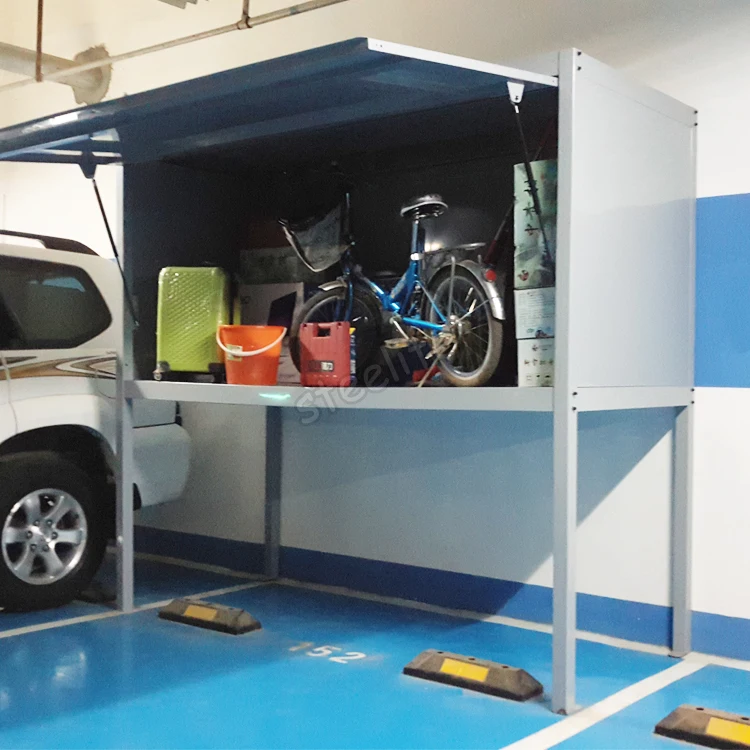 Knocked Down Structure Garage Storage System Metal Car Parking Storage Cabinet/Cold Rolled Steel Over Car Bonnet Storage Design