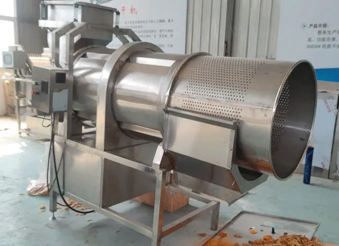 Automatic Potato Chips Seasoning Mixing Machine Drum Mixer Food Machines