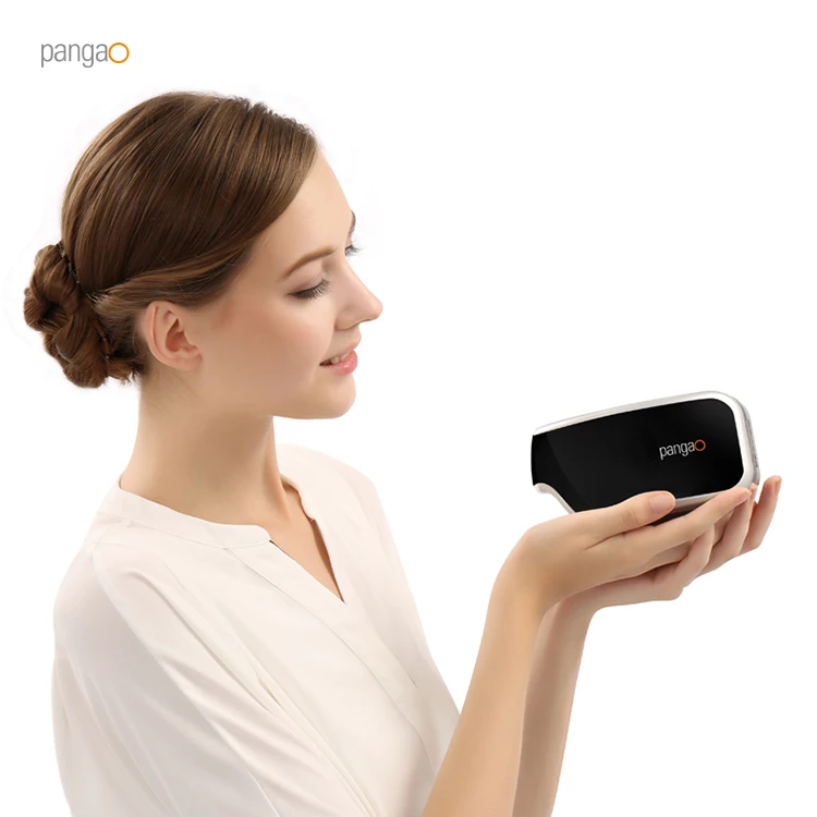 Electric Rechargeable Smart Thermal Eye Massager With Heat Compression And Vibration