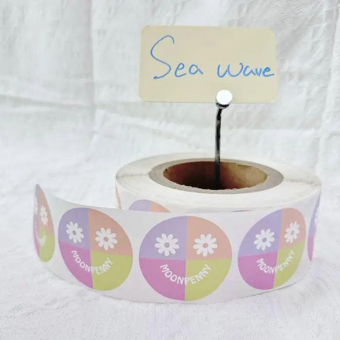 Factory Hot Sale Custom Die Cut Circle Stickers Roll Waterproof Round Vinyl Sticker Product Logo Label Printing