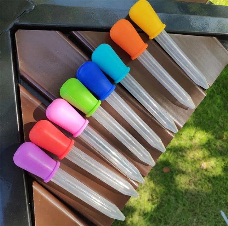 5ml Food Grade Silicone Plastic Pipettes Droppers Candy Color Silicone Liquid Droppers