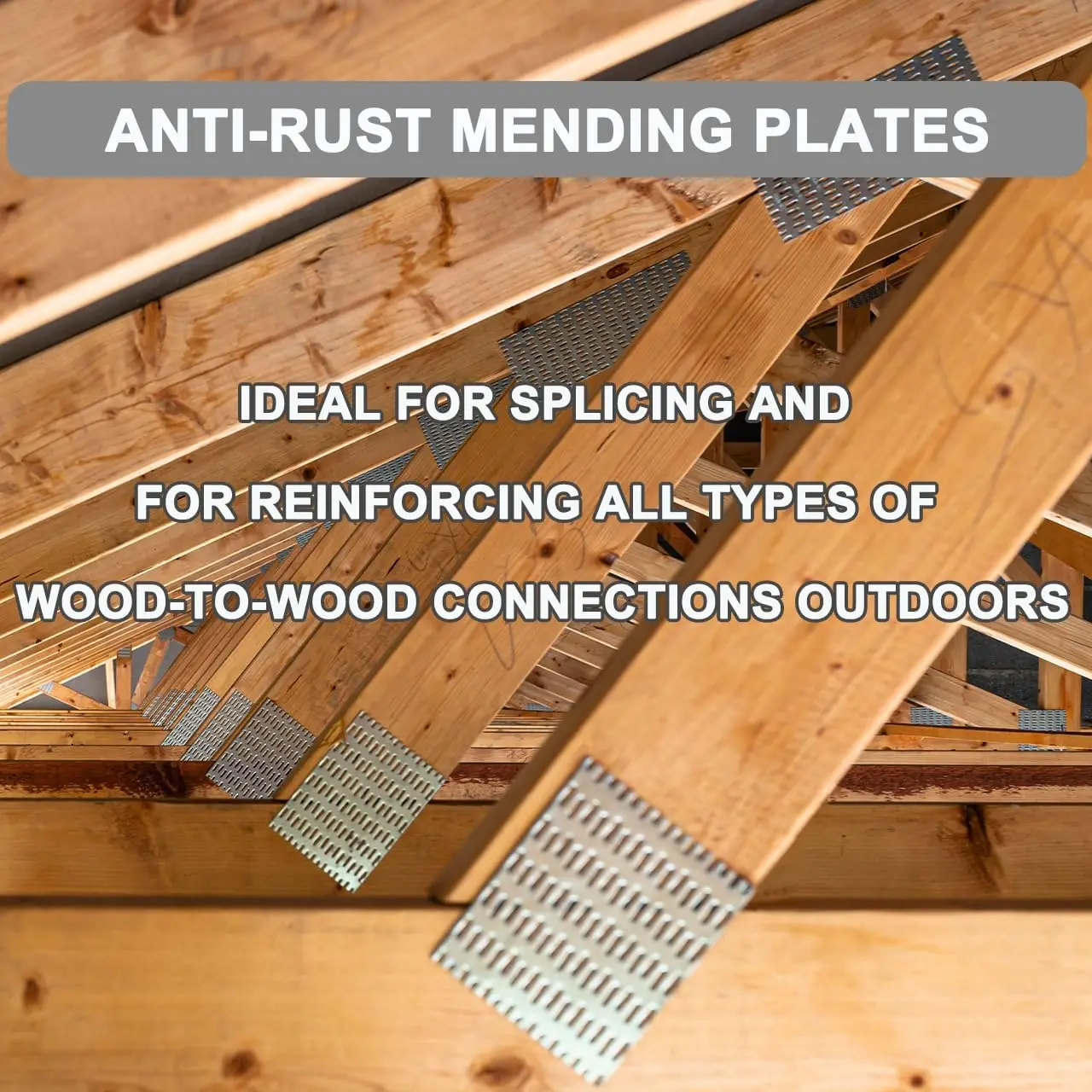 TimberJointing Roof Rafter Trusses Galvanized Gang Wood Truss Nail Plates for Connector