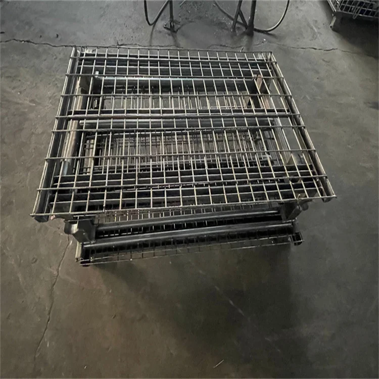 Factory direct sale lockable metal storage cage outdoor safety industrial metal cage storage container