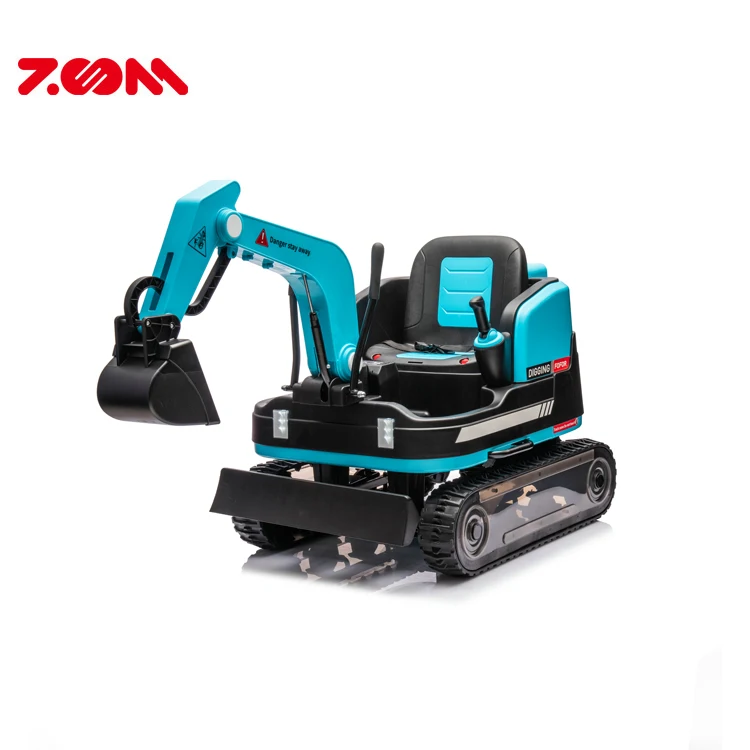 New Model Kids Electric Toys Car Excavator Plastic 12v Big Size Kids Ride On Excavator