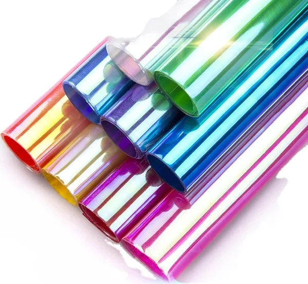 Car discoloration dragon light film taillight dazzle color car light film transparent film magic color discoloration headlight f