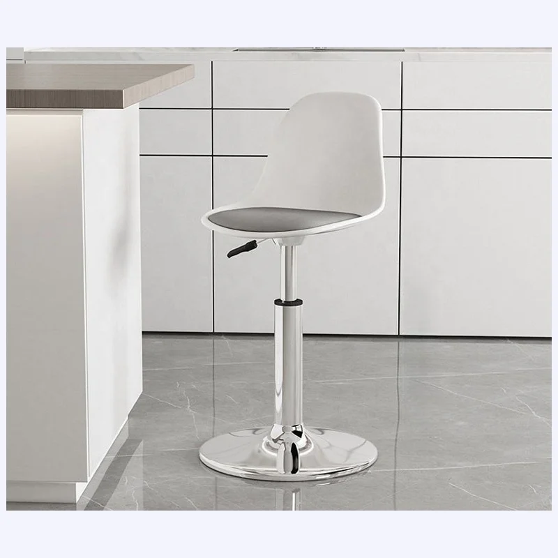 Counter Chairs for Kitchen Bar Stools Furniture Swivel Height Chairs for Restaurant and Bar Transparent Adjustable