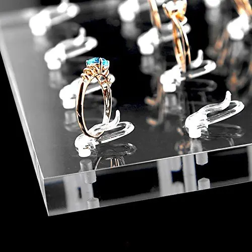 Заводская распродажа ювелирный дисплей хорошего качества матовое акриловое кольцо подставка для кольца