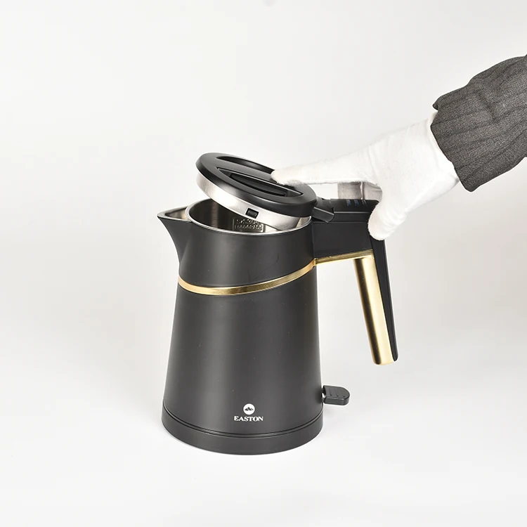 Cheap price hotel double wall water boiler 0.8l double layer electric kettle