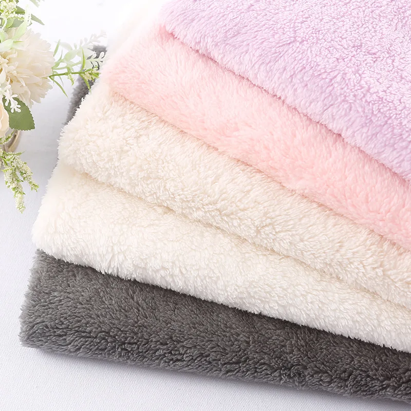 Hot Sales Za* ra Fleece Faux Fur Fake Fur Shu Velveteen Lining Material 100% Polyester Sherpa Fabric