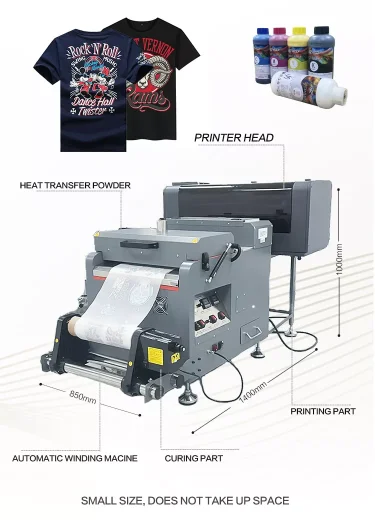 Cowint powder heating curing dryer oven dtf dryer printing film inkjet machine digital inkjet dtf printer