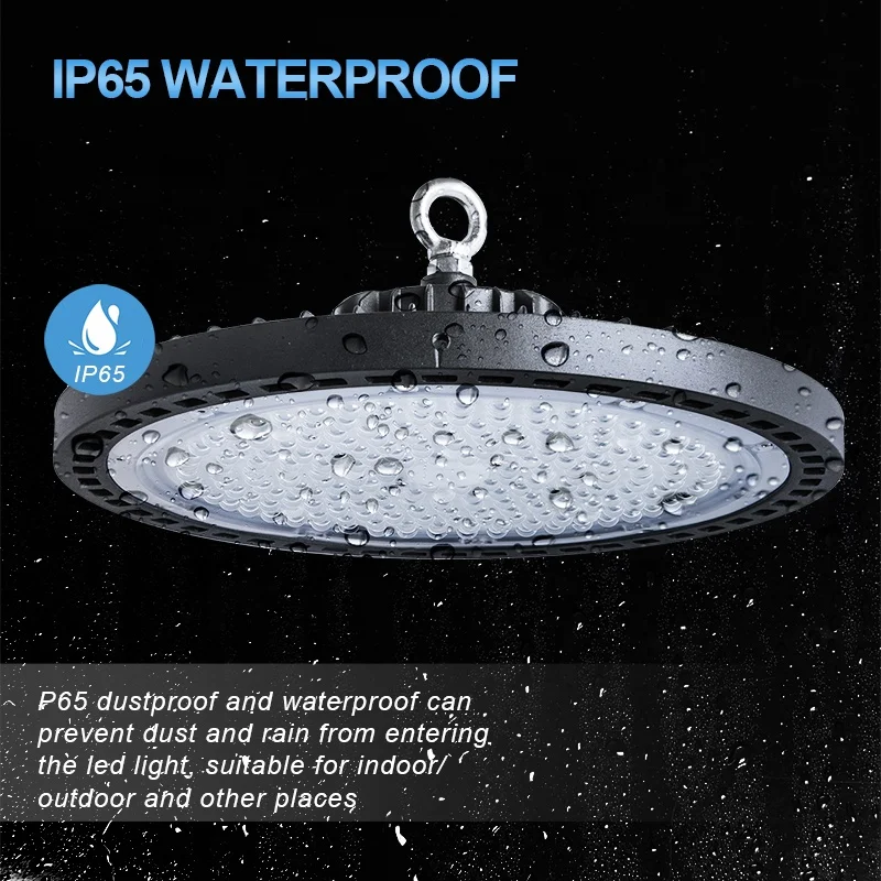 Drop Shipping 100W 150W 200W Led UFO High Bay light, BulkHead Industrial LED Highbay Light