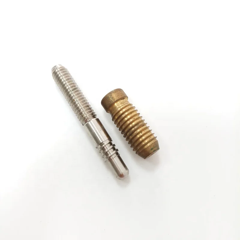 xmlivet Domestic Uni-Loc joint with brass screw cap radial pin joint for carom cue billiard pool cue wholesales 3/8x10 joint