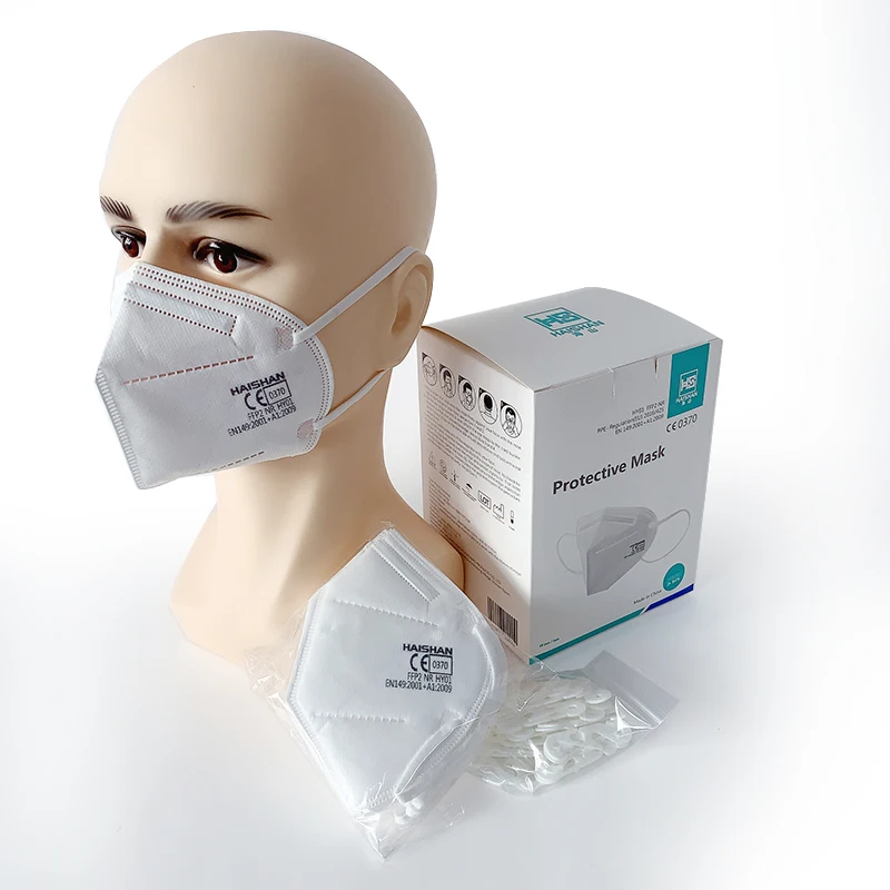 Оптовая продажа в наличии Нетканые анти пыли одноразовые FFP2 Kn95 маска для лица расплава выдувного производителя Facemask завод