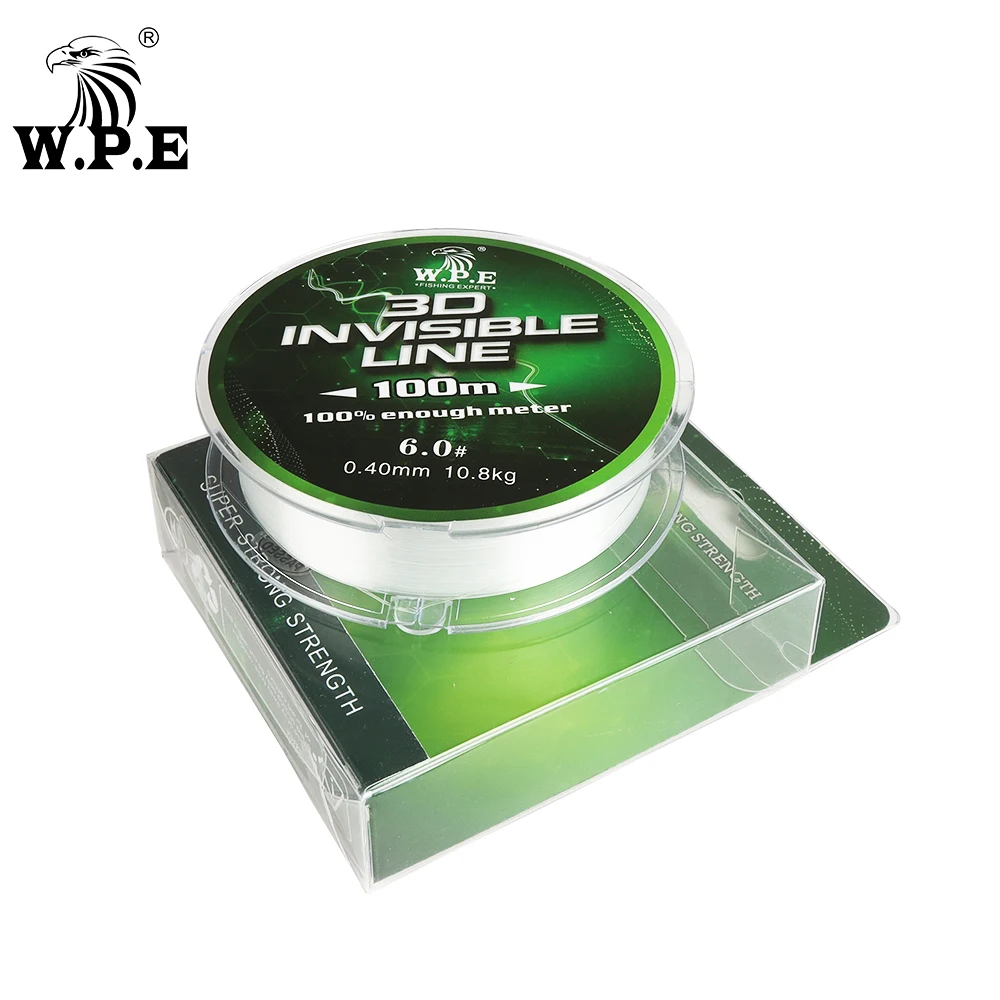  W.P.E Фирменная нейлоновая леска 100 м/150 м/300 м/500 м 0 23 мм-0 60 мм прочная монофиламентная 3 8 кг-22 кг для ловли карпа японский