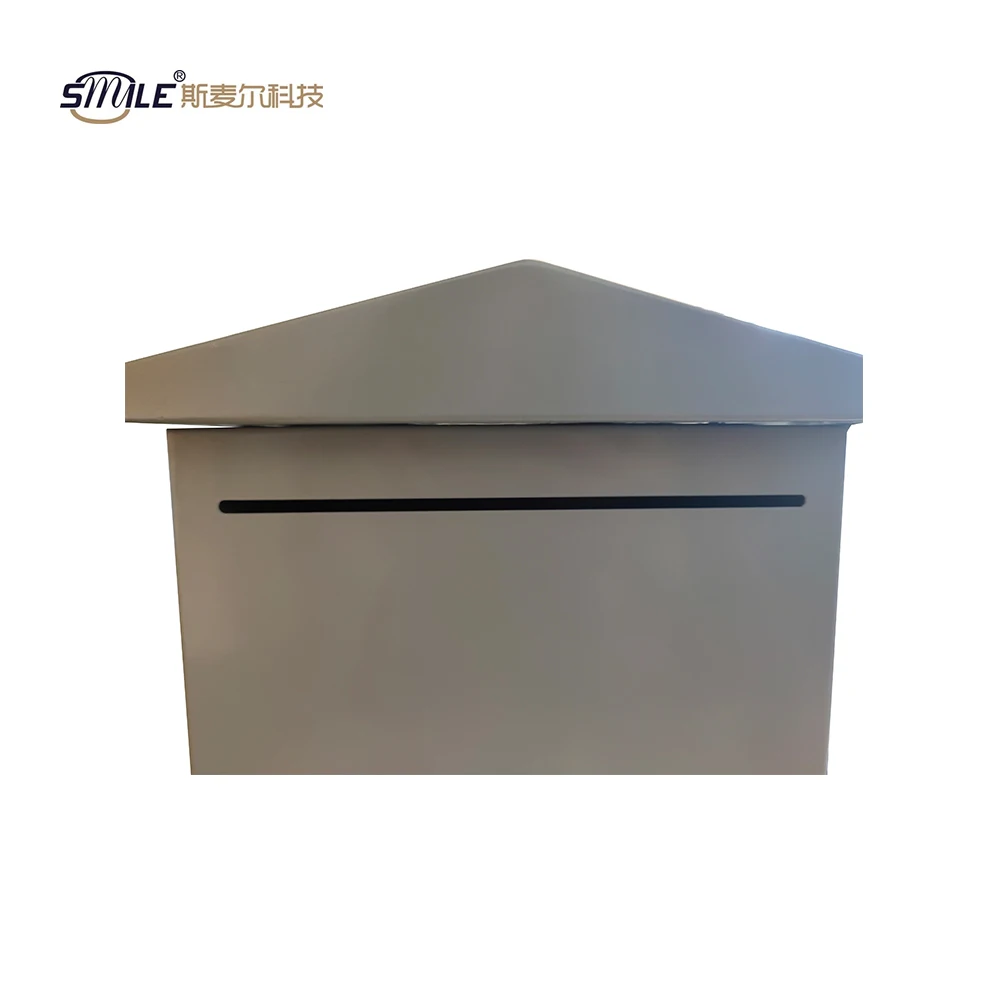 SMILE Custom Metal Case Outdoor Wall Mounted Steel Metal Mailbox