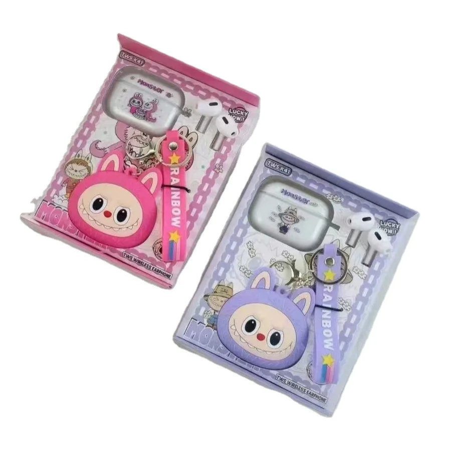 Беспроводная Bluetooth-гарнитура LABUBU беспроводная гарнитура с высоким цветом для сотовых телефонов Apple и Android