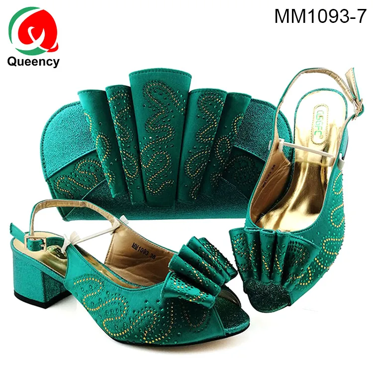 royal blue women wedge heel shoes italian women shoes and bag to match