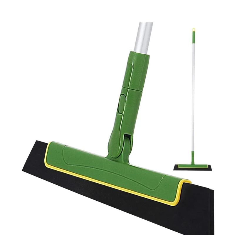 Magic EVA Broom Shower Bathroom Kitchen Home Tile Pet Hair Fur Floor Marble Glass Window Water Foam Cleaning Long Adjustable