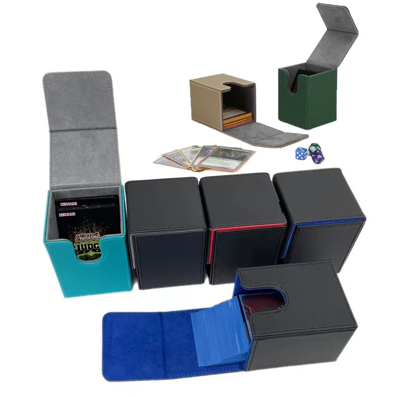 Direct Sales Leather Box Werewolf Killing Board Game Card Box Suitable For MTG